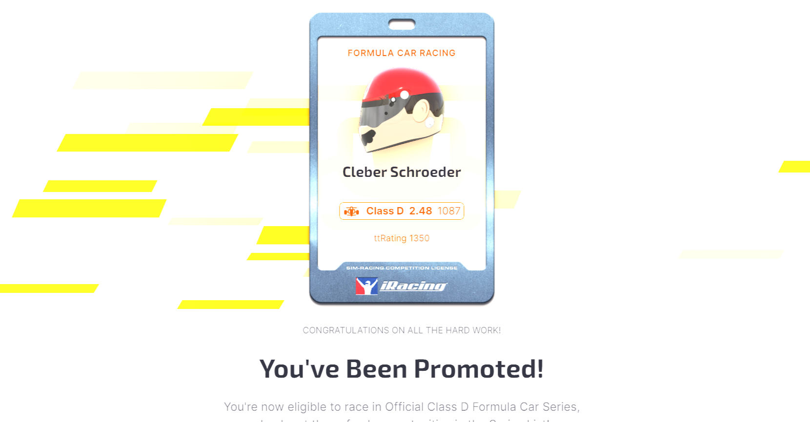 Minha Jornada da Licença Rookie para a Classe D nos Fórmulas do iRacing